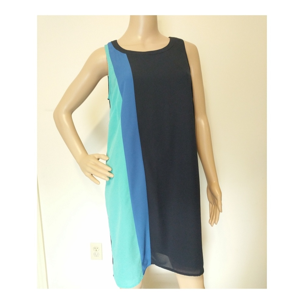 Mercer & Madison | Sleeveless Navy Dress, Size 4